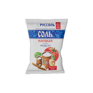 Соль пищевая молотая, сорт высший, помол №1, фасованная в п/э пакет по 1 кг, упакованная в мешок п/п по 30 шт.