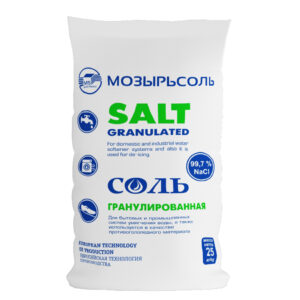 Соль гранулированная 25 кг (Мозырьсоль)